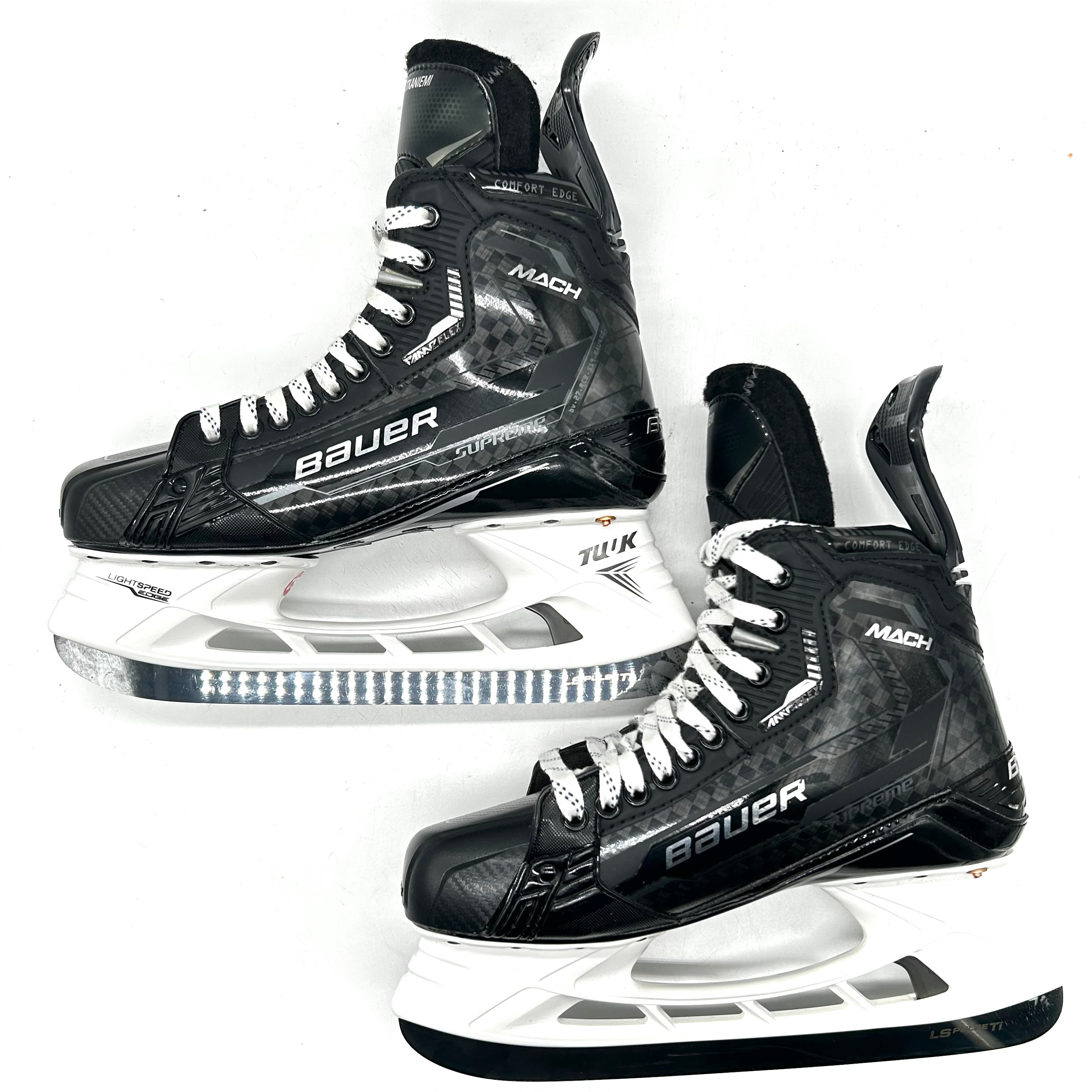 Bauer Supreme Mach - Patins NHL Pro Stock d'occasion - Jesperi Kotkaniemi - Taille 8 7/8D #2